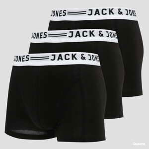 Jack & Jones Sense Trunks 3Pack černé / bílé