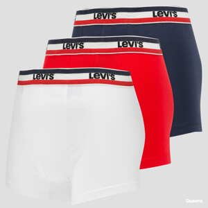 Levi's ® 3Pack Boxer Brief červené / bílé / navy