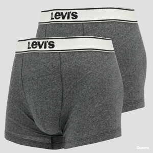Levi's ® 2Pack Boxer Brief melange tmavě šedé
