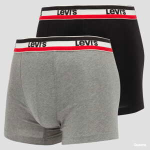 Levi's ® 2Pack Boxer Brief černé / melange šedé