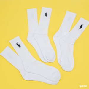 Ponožky Polo Ralph Lauren 3Pack Classic Sport Socks bílé