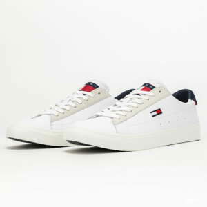 TOMMY JEANS Retro Vulc JTM Leather white