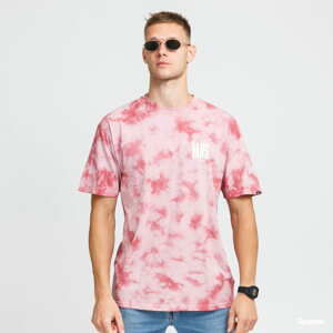 Tričko s krátkým rukávem Vans MN Tall Type Tie Dye Tee vínové