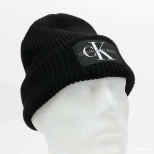 Kulich CALVIN KLEIN JEANS Monogram Beanie černý