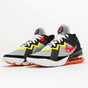 Nike Lebron XVIII Low white / bright crimson - black