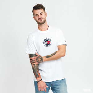 Tričko s krátkým rukávem TOMMY JEANS M Timeless Tommy Tee bílé