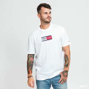 Tričko s krátkým rukávem TOMMY JEANS M Timeless Tommy Tee 1 bílé