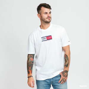 Tričko s krátkým rukávem TOMMY JEANS M Timeless Tommy Tee 1 White