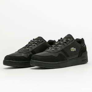 LACOSTE T-Clip Leather / Canvas blk / blk