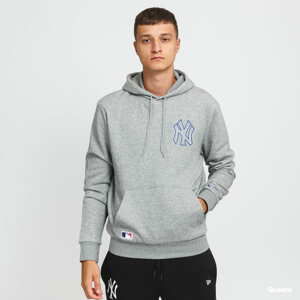 Mikina New Era MLB Chain Stitch PO Hoody NY melange šedá