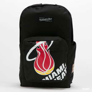 Batoh Mitchell & Ness NBA Backpack Miami Heat černý