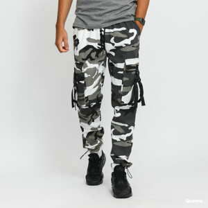 Cargo Pants Sixth June Camo Strap Pants camo šedé / bílé / černé