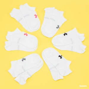 Ponožky Under Armour Women's 6Pack Essential Socks bílé