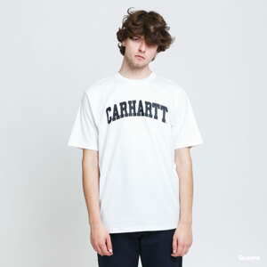 Tričko s krátkým rukávem Carhartt WIP SS University Tee bílé