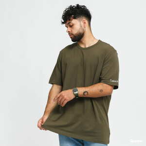 Tričko s krátkým rukávem Calvin Klein Galvanize Lounge SS Crew Neck olivové