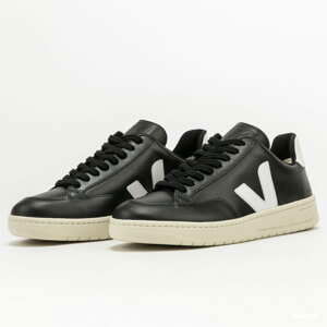 VEJA V-12 Leather black_white