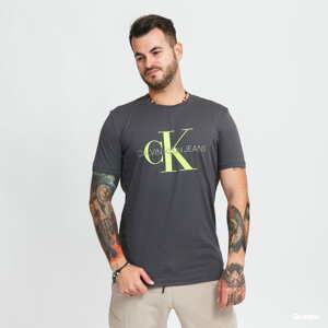 Tričko s krátkým rukávem CALVIN KLEIN JEANS Seasonal Monogram Tee tmavě šedé