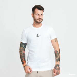 Tričko s krátkým rukávem CALVIN KLEIN JEANS New Iconic Essential Tee bílé