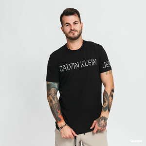 Tričko s krátkým rukávem CALVIN KLEIN JEANS Shadow Logo Tee černé