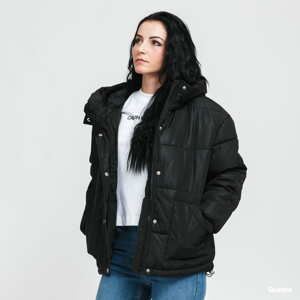 Dámská zimní bunda Urban Classics Ladies Oversized Hooded Puffer černá