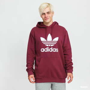 Mikina adidas Originals Trefoil Hoody vínová