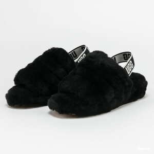 Pantofle UGG W Fluff Yeah Slide black