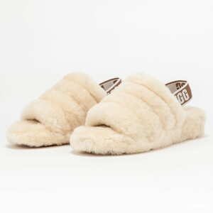 Pantofle UGG W Fluff Yeah Slide natural