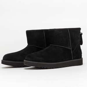 Dámské zimní boty UGG W Classic Mini Logo Zip black