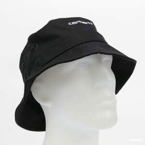 Klobouk Carhartt WIP Script Bucket Hat černý