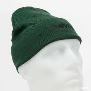 Kulich Levi's ® Wordmark Beanie tmavě zelený