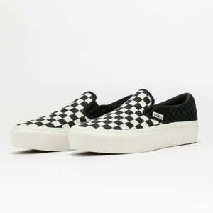 Vans Classic Slip-On Platform (woven) leather / blanc de blanc