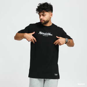 Tričko s krátkým rukávem Mitchell & Ness Pinscript Tee černé