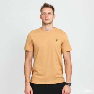 Tričko s krátkým rukávem Lyle & Scott Plain T-shirt světle hnědé