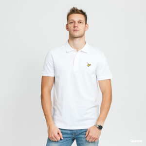 Polo tričko Lyle & Scott Plain Polo Shirt bílé