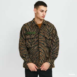 Podzimní bunda PLEASURES Jungle Jacket hnědá / černá