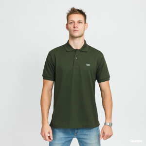 Polo tričko LACOSTE Men's Classic Polo T-Shirt tmavě olivové