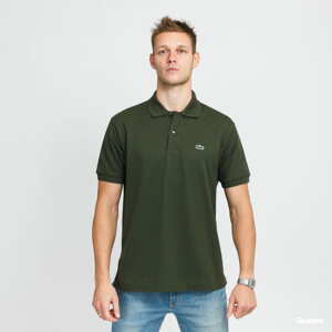 Polo tričko LACOSTE Men's Classic Polo T-Shirt tmavě olivové