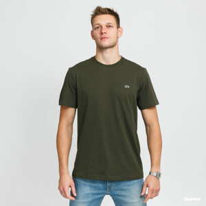 Tričko s krátkým rukávem LACOSTE Men's Tee tmavě olivové