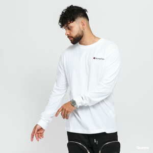 Champion Crewneck LS Tee bílé