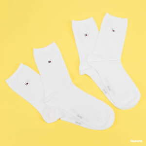 Ponožky Tommy Hilfiger TH Women Sock Casual 2Pack bílé