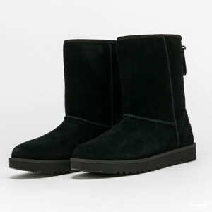 Dámské zimní boty UGG W Classic Short Logo Zip black