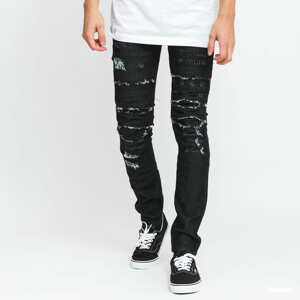 Jeans Sixth June Skinny Destroyed Denim black