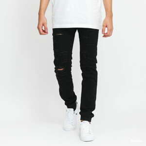 Jeans Sixth June Destroyed DenimWith Elasticat black