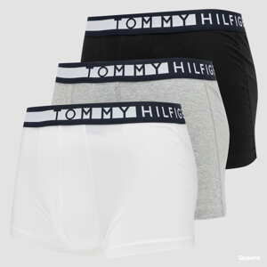 Tommy Hilfiger 3Pack Cotton Trunk černé / bílé / melange šedé