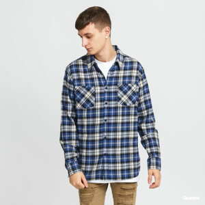 Pánská košile Urban Classics Checked Roots Shirt Blue