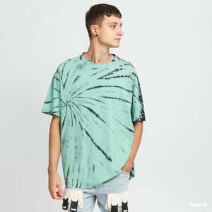 Tričko s krátkým rukávem Urban Classics Boxy Tye Dye Tee Tyrkysové