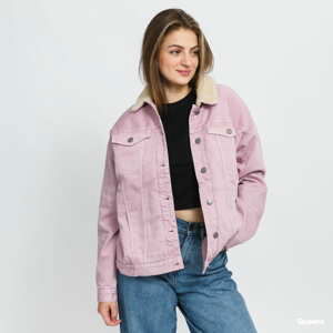 Podzimní bunda Roxy Great Time Denim Jacket růžová