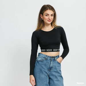 Dámský top Roxy Fitness Ls Cropped Top černý