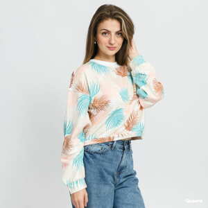 Dámská mikina Roxy Off To The Beach Sweatshirt krémová / multicolor