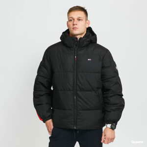 Pánská zimní bunda TOMMY JEANS Back Flag Puffer černá